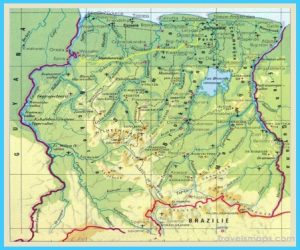 Figure 3.1 Map of Suriname